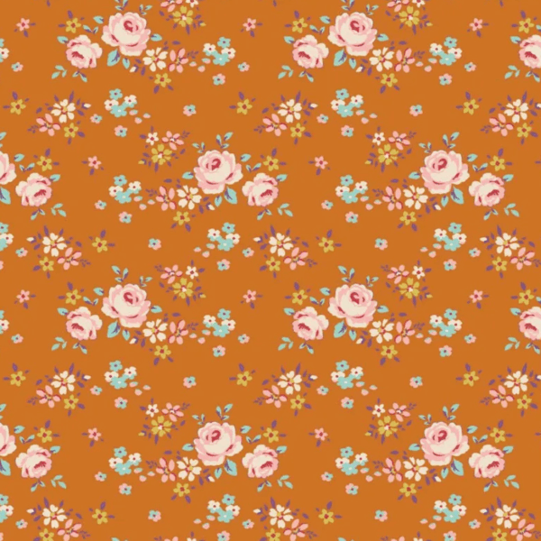 Tessuto Patchwork cotone - Tilda Gracie Ginger