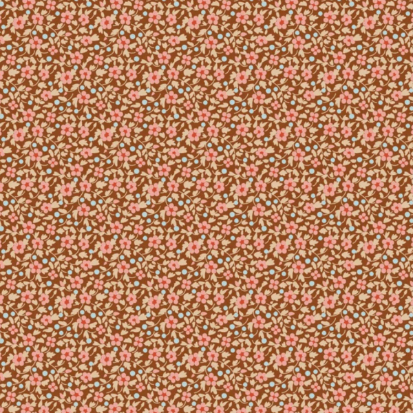 Tessuto Patchwork cotone - Tilda Brie Brown