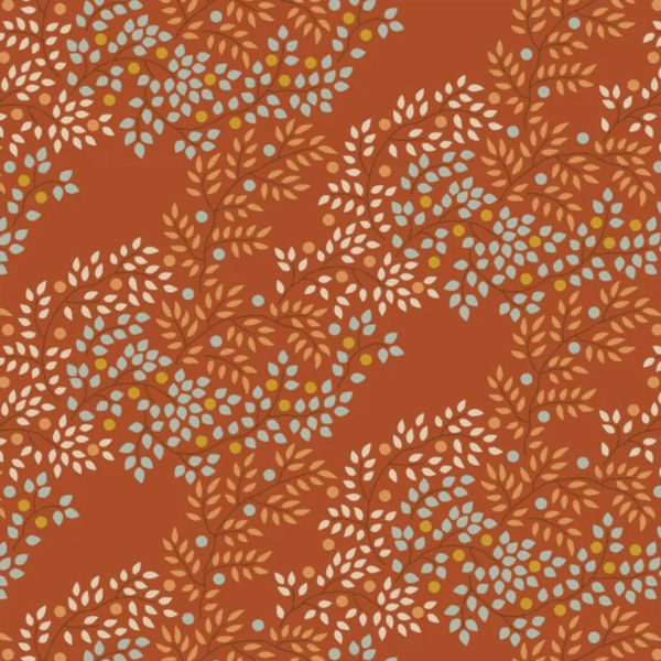 Tessuto Patchwork cotone - Tilda Berrytangle Copper