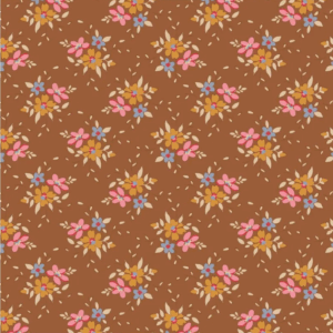 Tessuto Patchwork cotone - Tilda Frida Brown