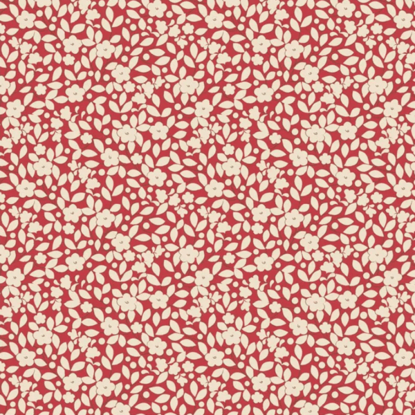 Tessuto Patchwork cotone - Tilda Avery Red