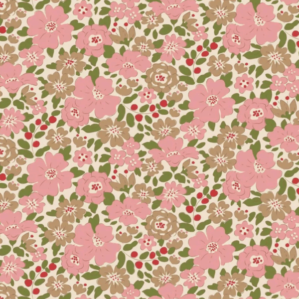 Tessuto Patchwork cotone - Tilda Harper Pink