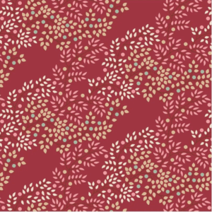 Tessuto Patchwork cotone - Tilda Berrytangle Burgundy