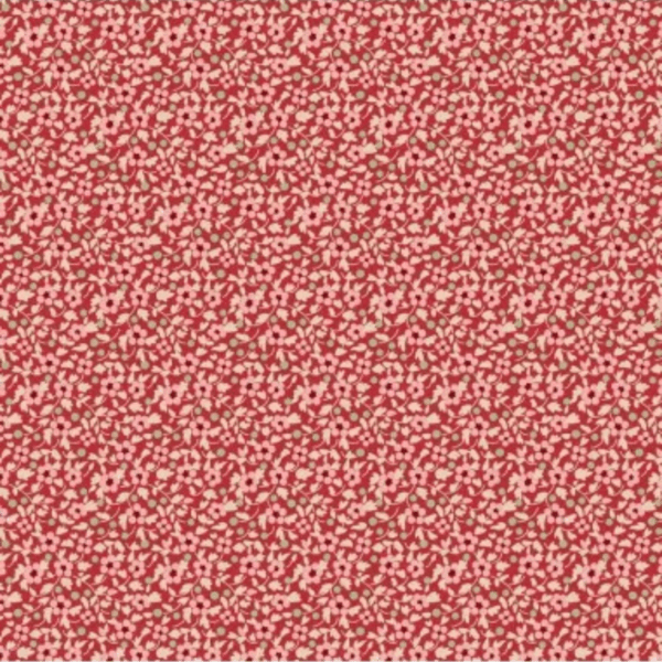 Tessuto Patchwork cotone - Tilda Brie Red