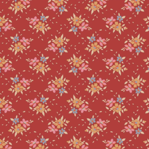 Tessuto Patchwork cotone - Tilda Frida Red