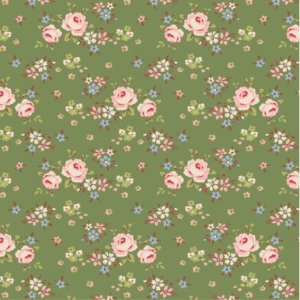 Tessuto Patchwork cotone - Tilda Gracie Green