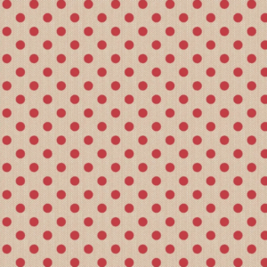 Tessuto Patchwork cotone - Tilda Polkadot Red
