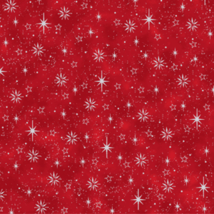 Tessuto natalizio cotone - Red Silver Stof of Denmark