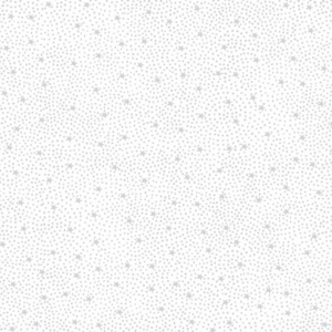 Tessuto natalizio cotone - White Silver Stars