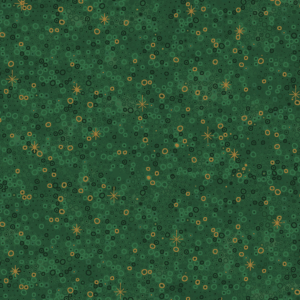 Tessuto natalizio cotone -  Green Gold Stof of Denmark