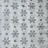 Tessuto natalizio cotone - Snowflakes Stars White Silver