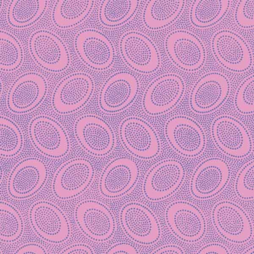 Tessuto Americano cotone - Kaffe Fassett Aboriginal Dot Pink