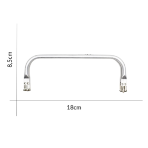 Chiusura a molla per borse 18x8,5cm