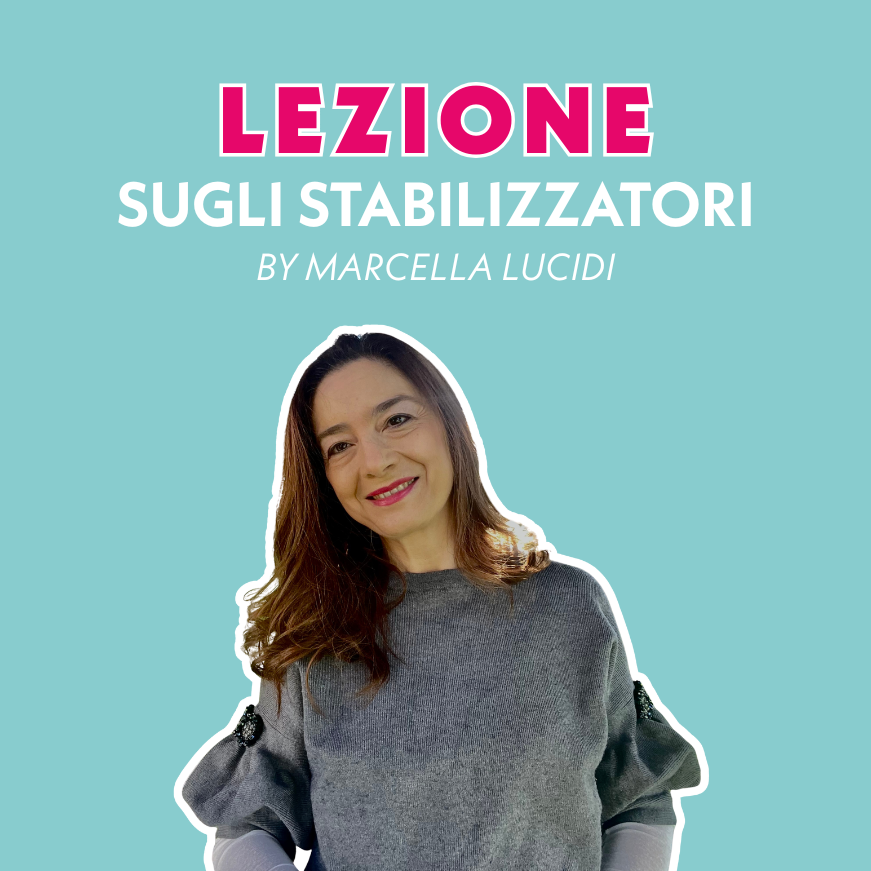 28 Marzo: Lezione sugli stabilizzatori con Marcella Lucidi 10.00 - 13.00
