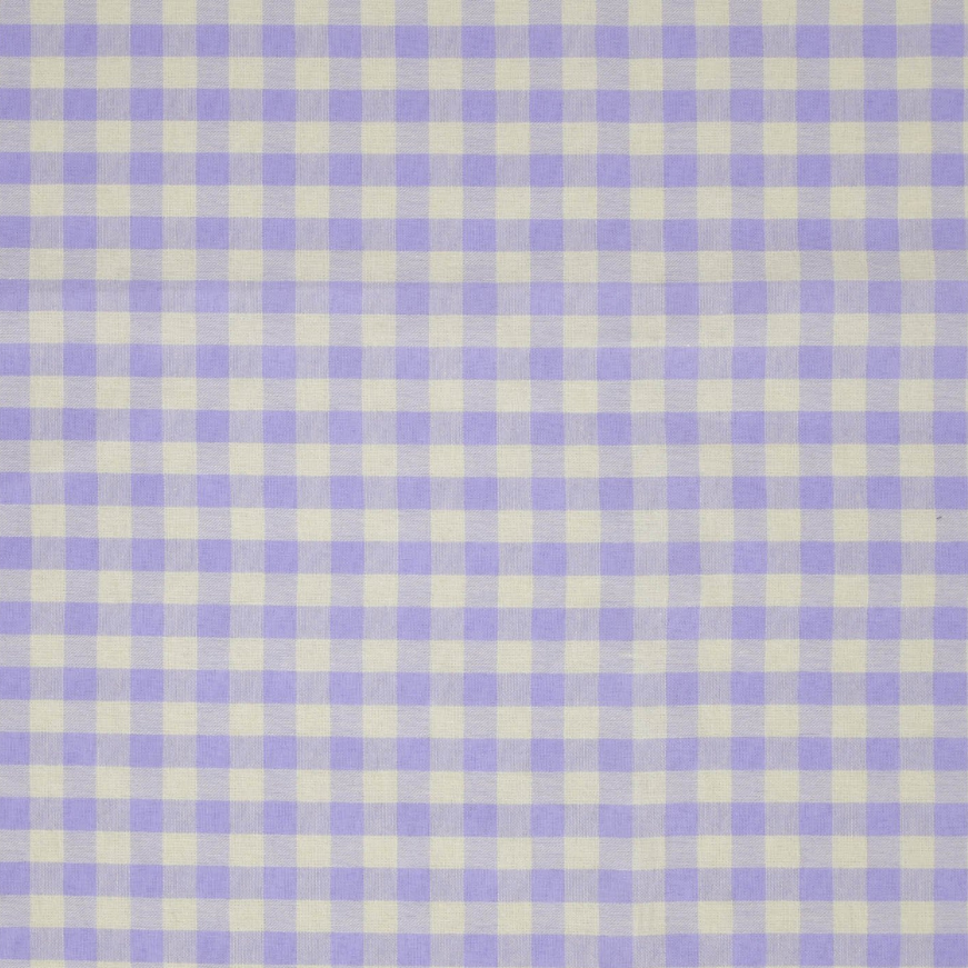 Tessuto a quadretti bicolore Lilla e Corn Vichy Gingham Little - Katia Fabrics