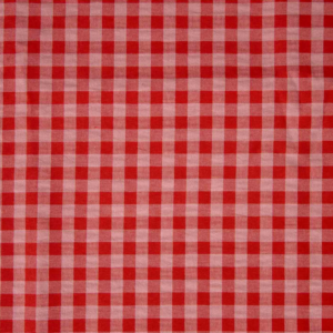 Tessuto a quadretti bicolore Rosa e Rosso Vichy Gingham Little - Katia Fabrics