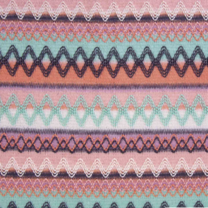 Tessuto elasticizzato ricamato con stampa etnica - Katia Fabrics