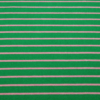 Tessuto maglia in spugna a righe verde e rosa - Albstoffe