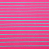 Tessuto maglia in spugna a righe fucsia e celeste - Albstoffe